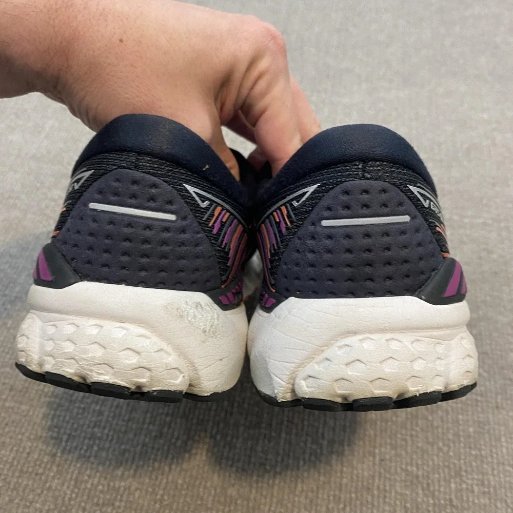 Brooks Adrenaline GTS 19 Shoes Womens Size 9 Black Mesh Cushioned‎ 1202841B080